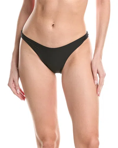 Vyb High-leg Scoop Bikini Bottom In Black (blk)