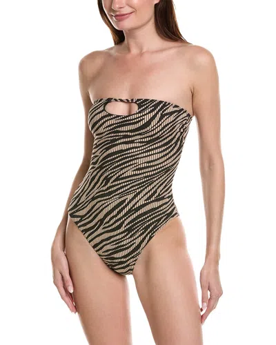 Vyb Nellie Bandeau One-piece In Brown