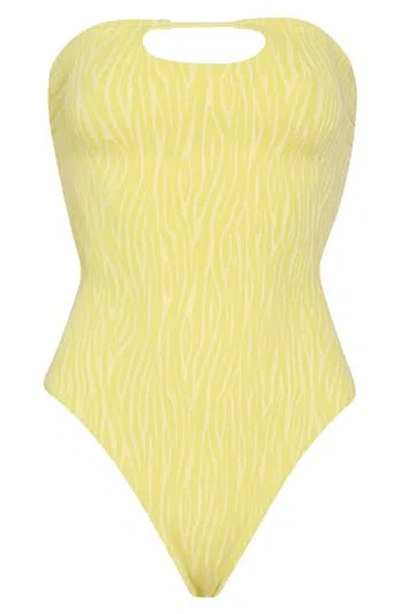 Vyb Nellie Bandeau One-piece In Yellow
