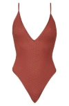 Vyb Riley Plunge Tie-back One-piece