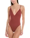 VYB VYB RILEY PLUNGE TIE-BACK ONE-PIECE