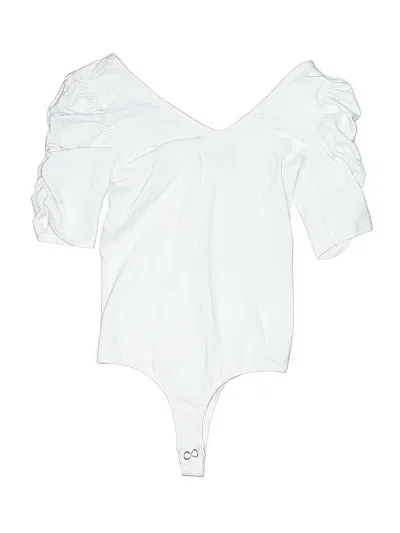 Pre-owned Vylette 3/4 Sleeve Blouse In White