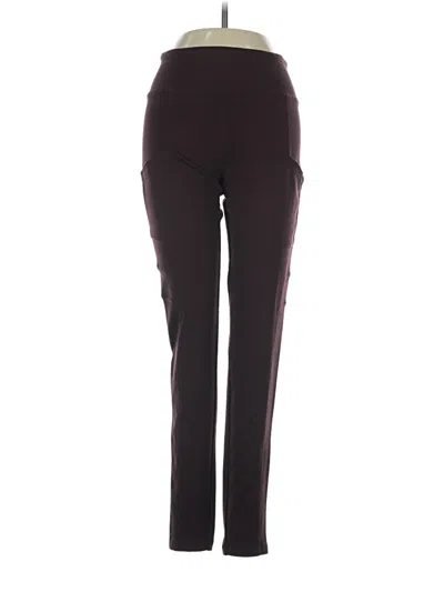 Pre-owned Vylette Active Pants In Burgundy