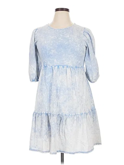 Pre-owned Vylette Casual Dress In Blue