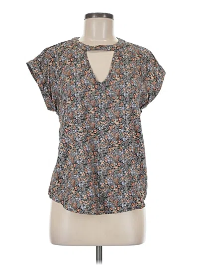 Pre-owned Vylette Short Sleeve Blouse In Gray
