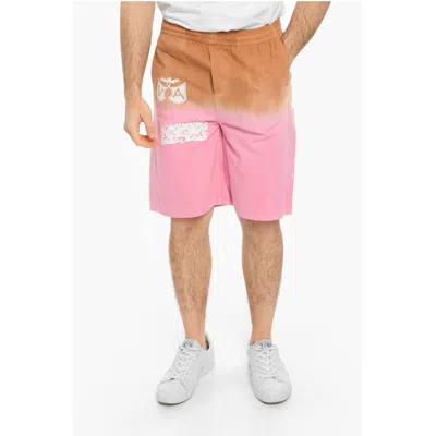 Vyner Articles Dip-dye Effect Twill Cotton Men's Shorts
