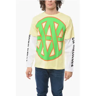 Vyner Articles Emblem Printed Long Sleeve Skater Men's T-shirt