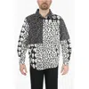 Vyner Articles Multi Patterned Denim Jacket