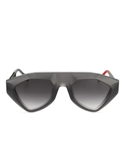 Vysen Eyewear Sh-3 Geometric-grame Sunglasses In Grey