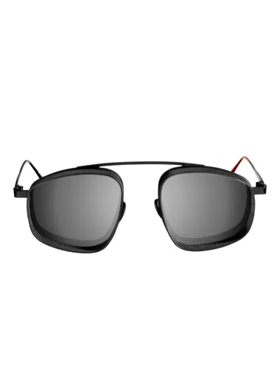 Vysen Eyewear The Moha Pilot-frame Sunglasses In Black