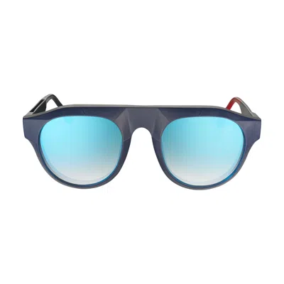 Vysen Eyewear Women's Blue / Black The Joe Dark Blue And Black Temple In Blue/black
