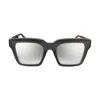 Vysen Eyewear Women's Grey / Black The Fer Clear Dark Denim And Black Temple In Grey/black