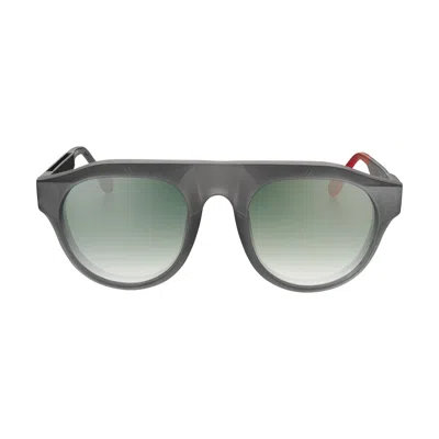 Vysen Eyewear Women's Grey / Black The Joe Clear Dark Grey And Black Temple In Grey/black