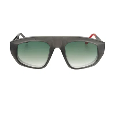 Vysen Eyewear Women's Grey / Black The Lex Clear Dark Grey And Black Temple In Grey/black