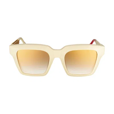 Vysen Eyewear Women's Neutrals / Gold The Fer Off White Bone And Gold Temple