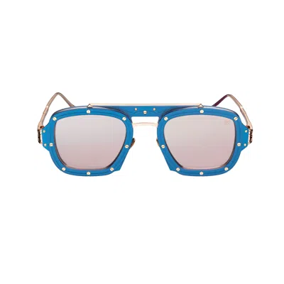 Vysen Eyewear Women's The Blaze Electric Blue Matte Titanium