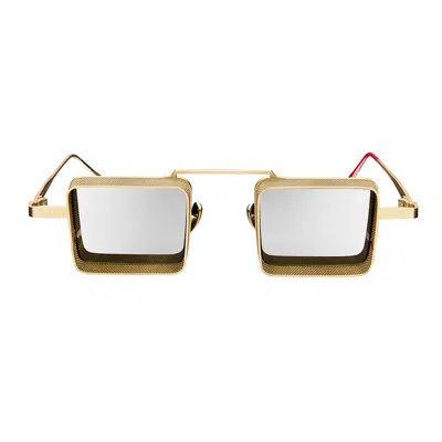 Vysen Eyewear Women's The Leib - Unisex - Gold Matte Frame In Gray