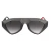 Vysen Sh-3clear Gun Metal Matte In Clear Gun Metal Matte
