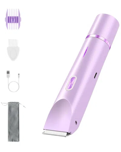 Vysn 2-in-1 Trimmer For Women Wet & Dry Cordless Shaver In Purple