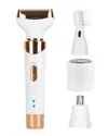 Vysn 4-in-1 Wet & Dry Usb Rechargeable Women's Electric Shaver