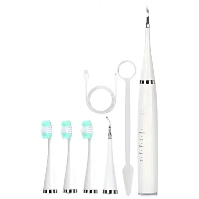Vysn Brightsmile Trio 3-in-1 Rechargeable Electric Toothbrush & Cleaner Set In White