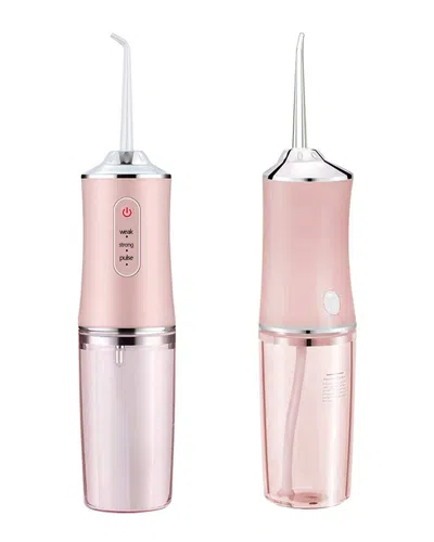 Vysn Cordless Oral Irrigator Water Flosser With 3 Modes In Pink