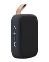 Vysn Dancing Wave Black Mini Wireless Bluetooth Usb Speaker In Black