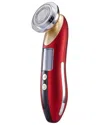 Vysn Dermaltone Heating & Vibration Massager In Red