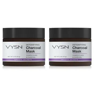 Vysn Detoxifying Charcoal Mask In White