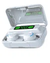 Vysn Flux 7 White Earbuds With Wireless Charging Case And Power Bank In White