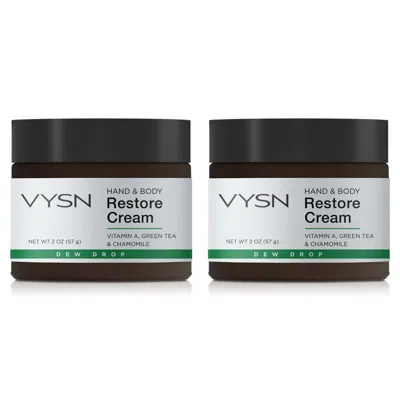 Vysn Hand & Body Restore Cream With Vitamin A, Green Tea & Chamomile In White
