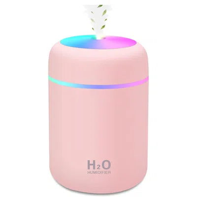 Vysn Minipure Mini Portable 300ml Cool Mist Personal Usb Humidifier In Pink