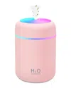 Vysn Minipure Mini Portable 300ml Cool Mist Personal Usb Humidifier In Pink