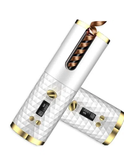 Vysn Planetcurls Digital Automatic Hair Curler In White