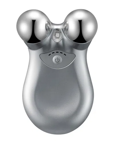 Vysn Rechargeable Micro-current Face And Neck Roller - Intelligent 5-gear Facial Massager In White