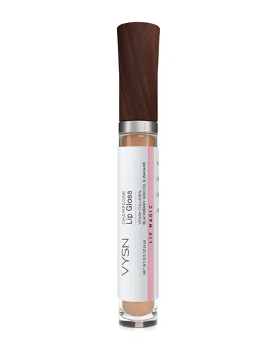 Vysn Unisex 0.13oz Lip Gloss - Gradual Plumping - Vegan Collagen, Blackberry Seed Oil & Wakame In White
