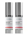 Vysn Unisex 0.5oz Advanced Eye Serum - Proteins & Fruit Extracts - 2 Pack