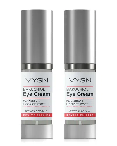 Vysn Unisex 0.5oz Bakuchiol Eye Cream - Flaxseed & Licorice Root - 2 Pack In White