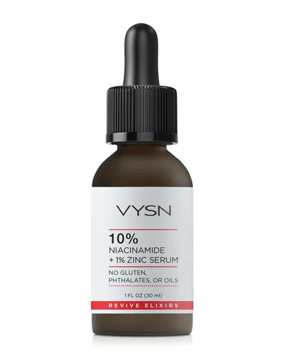 Vysn Unisex 1oz 10% Niacinamide + 1% Zinc Serum - No Gluten, Phthalates, Or Oils In White