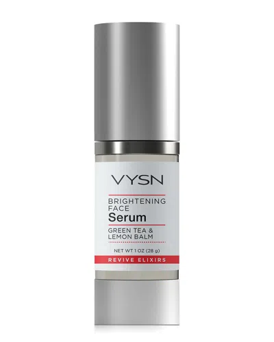 Vysn Unisex 1oz Brightening Face Serum - Green Tea & Lemon Balm In Transparent
