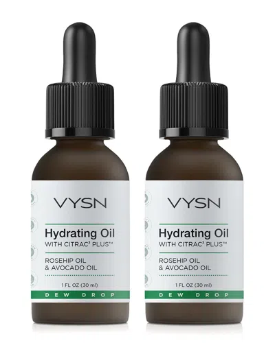 Vysn Unisex 1oz Hydrating Oil With Citrac³ Plus™ - Rosehip Oil & Avocado Oil - 2 Pack In White