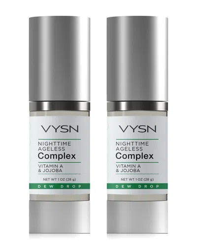 Vysn Unisex 1oz Nighttime Ageless Complex - Vitamin A & Jojoba - 2 Pack In Gray