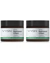 Vysn Unisex 2oz Detox Nightwear Cream - Lavender & Peony Flower - 2 Pack
