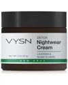 Vysn Unisex 2oz Detox Nightwear Cream - Lavender & Peony Flower