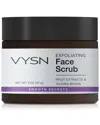 Vysn Unisex 2oz Exfoliating Face Scrub - Fruit Extracts & Jojoba Beads