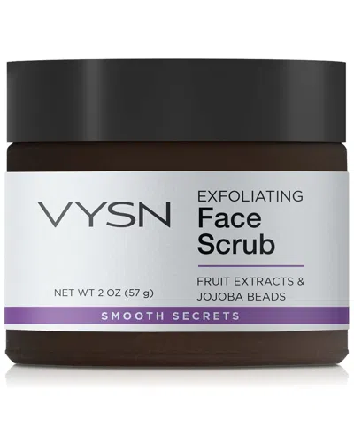 Vysn Unisex 2oz Exfoliating Face Scrub - Fruit Extracts & Jojoba Beads In White