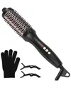 Vysn Unisex 4-in-1 Hot-air Brush: Curler Dryer Straightener