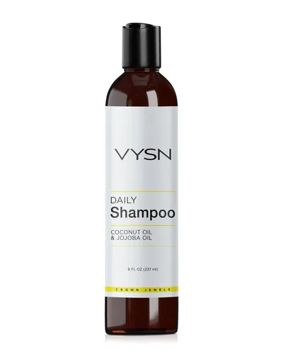 Vysn Unisex 8oz Daily Shampoo - Coconut Oil & Jojoba Oil In White