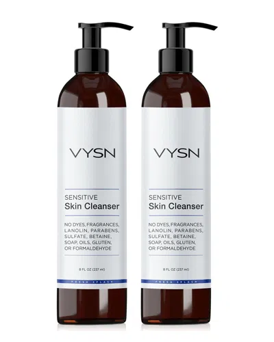 Vysn Unisex 8oz Sensitive Skin Cleanser - Gentle & Soothing Cleanser - 2 Pack In White