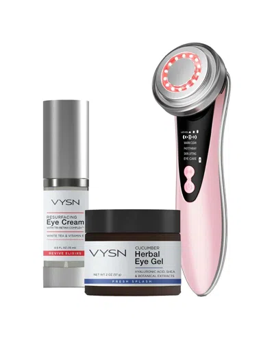 Vysn Unisex Anti-aging Eye Care Set In Pink